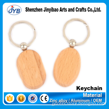 high quality beech wood keyring custom shaped wooden keychains